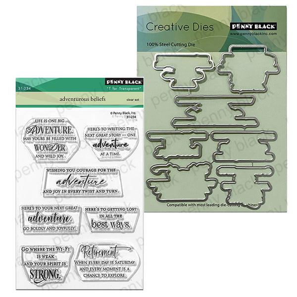 Penny Black 2pc Adventurous Beliefs