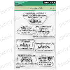 Penny Black Clear Stamps Whimsical Beliefs