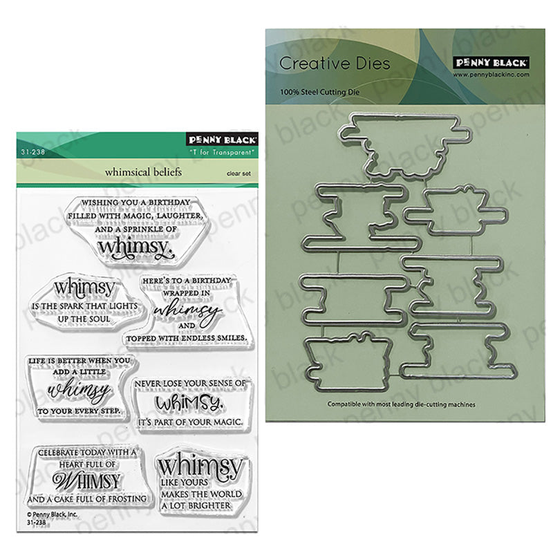 Penny Black 2pc Whimsical Beliefs