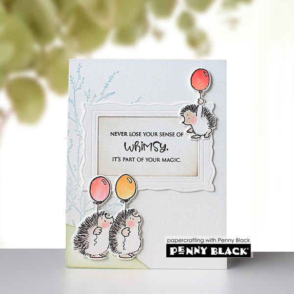 Penny Black 5pc Whimsical Stamp & Die + Edger