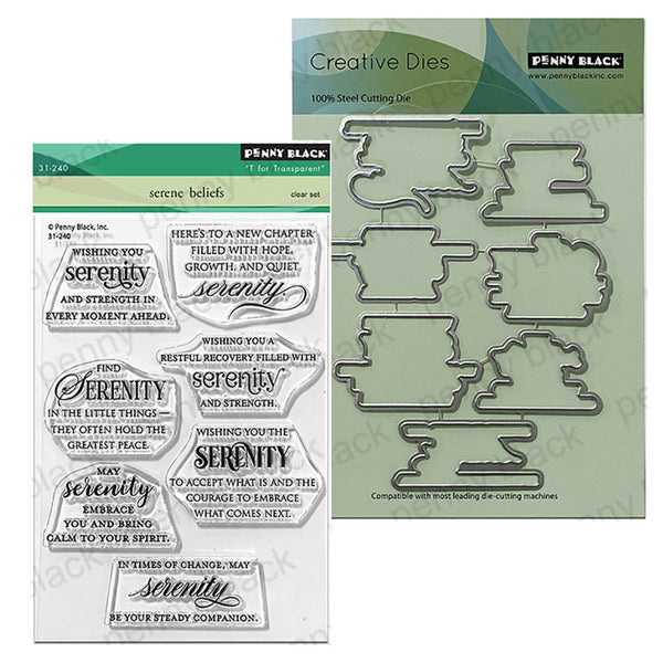 Penny Black 2pc Serene Beliefs