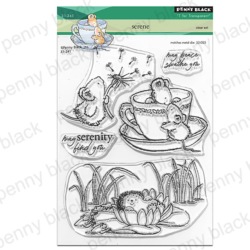 Penny Black Clear Stamps Serene