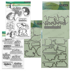Penny Black 5pc Kind Stamp & Die + Edger