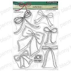 Penny Black Clear Stamps Joyful Bow