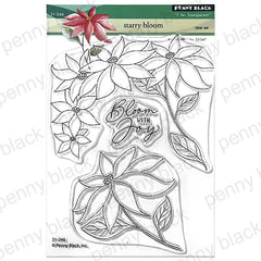 Penny Black Clear Stamps Starry Bloom