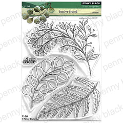 Penny Black Clear Stamps Festive Frond