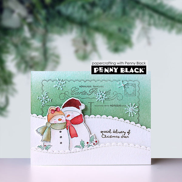 Penny Black 2pc Bundled Snowman