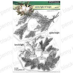 Penny Black Clear Stamps Spirits Light & Bright