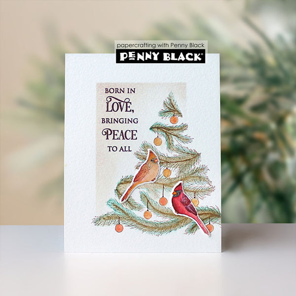 Penny Black 2pc Berry, Bird, & Tree