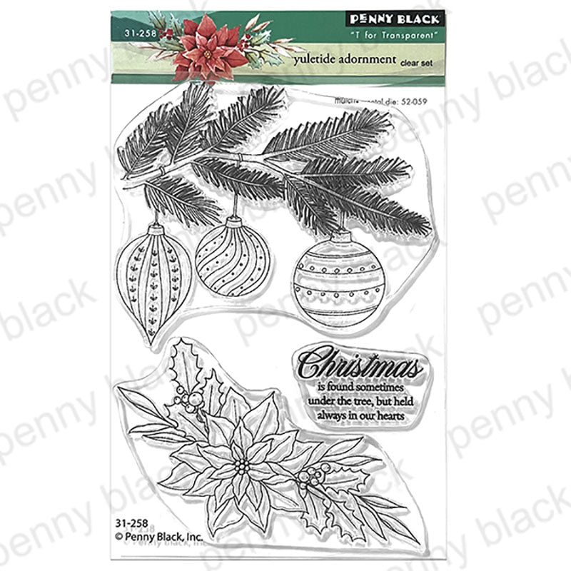 Penny Black Clear Stamps Yuletide Adornment
