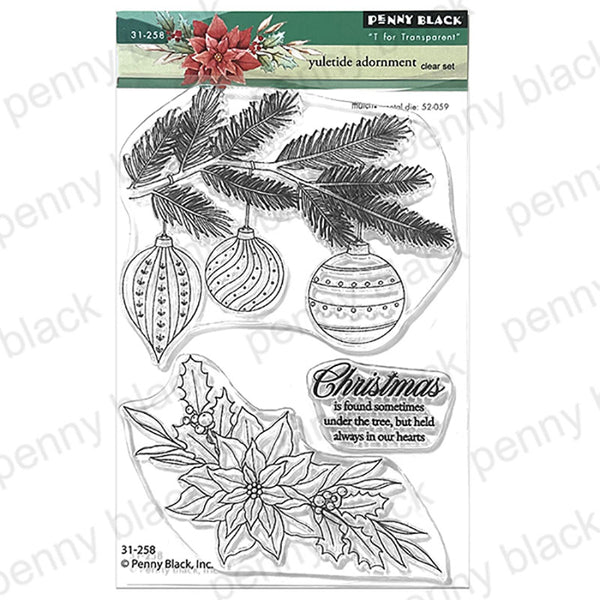Penny Black Clear Stamps Yuletide Adornment