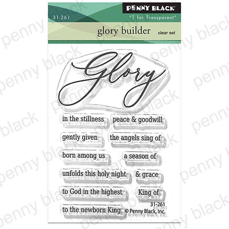 Penny Black Clear Stamps Glory Builder