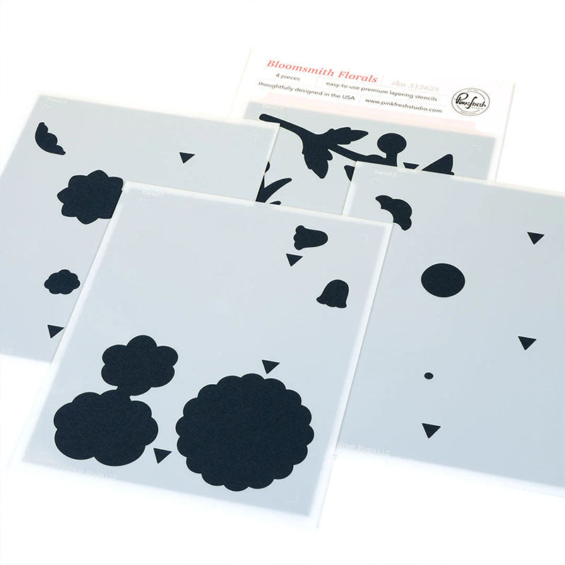 Pinkfresh Studio Stencil Bloomsmith Florals