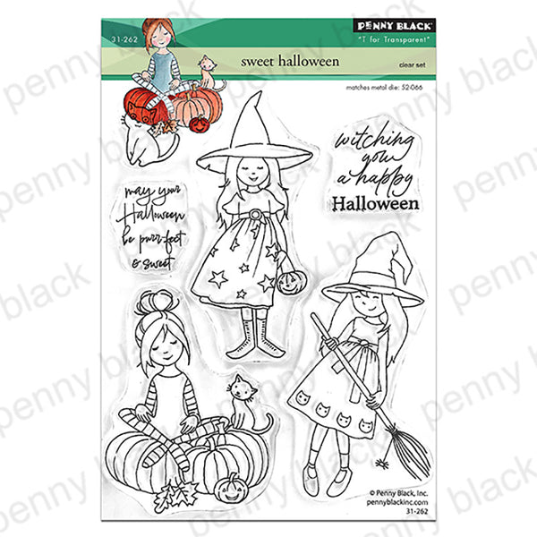 Penny Black Clear Stamps Sweet Halloween