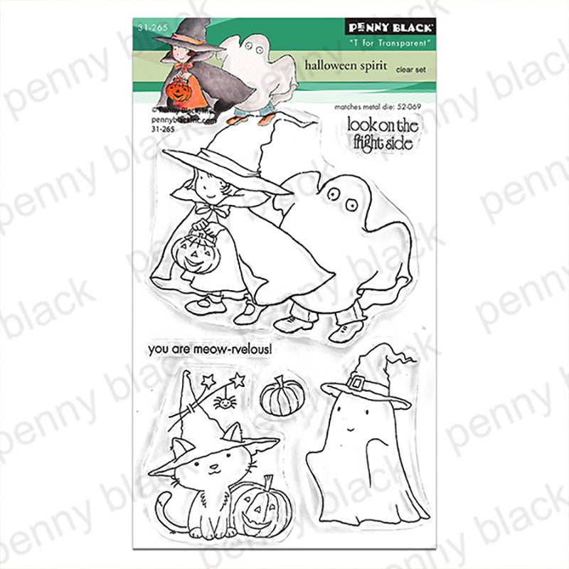 Penny Black Clear Stamps Halloween Spirit
