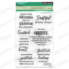 Penny Black Clear Stamps Gratitude Sentiment