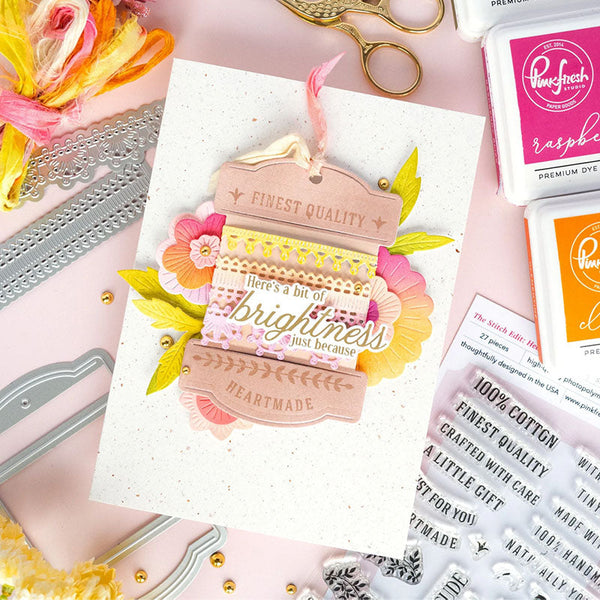 Pinkfresh Studio Dies The Stitched Edit: Heritage Lace