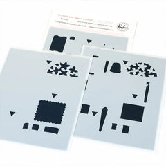 Pinkfresh Studio Stencil The Stitched Edit: Makers Essentials