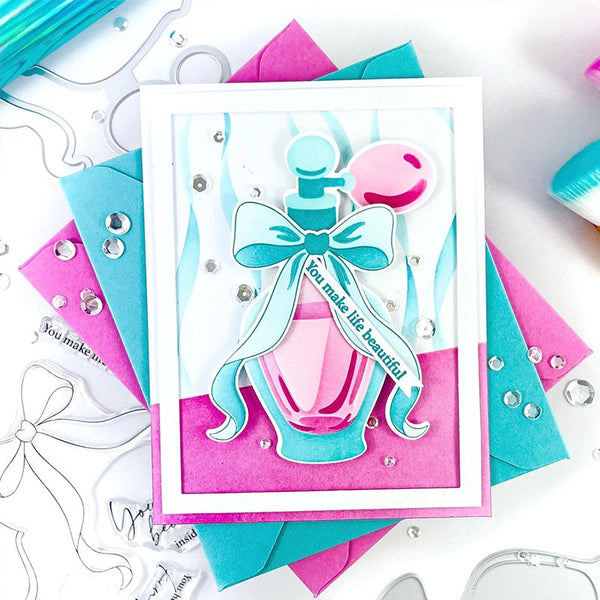 Pinkfresh Studio Press Plate Elegant Essence