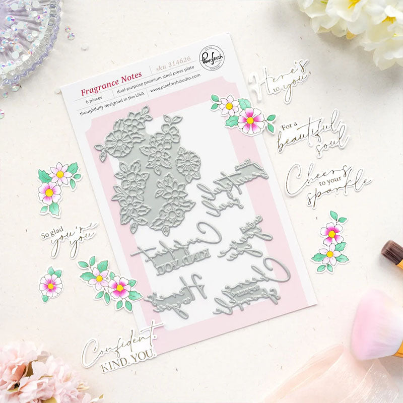 Pinkfresh Studio Press Plate Fragrance Notes