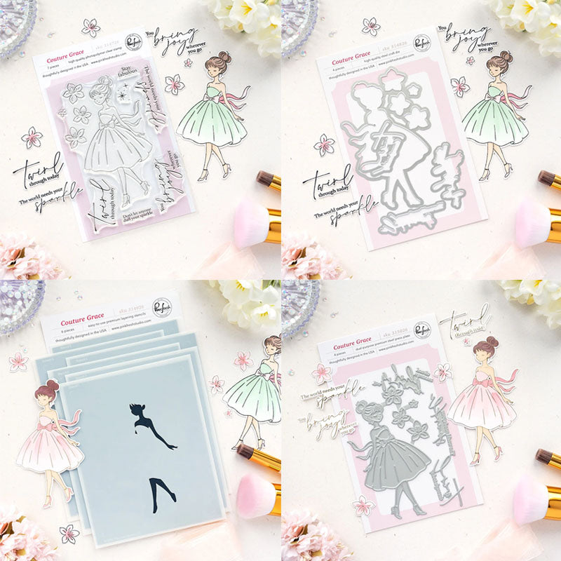 Pinkfresh Studio 4pc Couture Grace