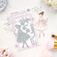 Pinkfresh Studio Press Plate Couture Grace