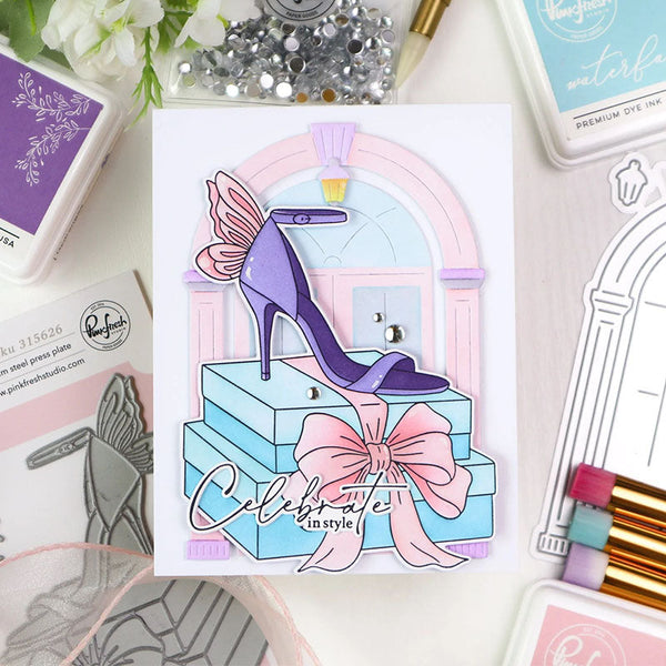 Pinkfresh Studio Stencil Arched Elegance
