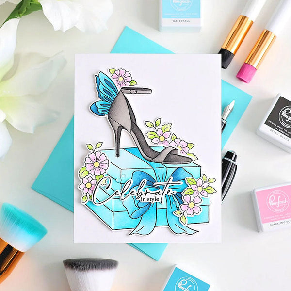 Pinkfresh Studio Stencil Step Into Style