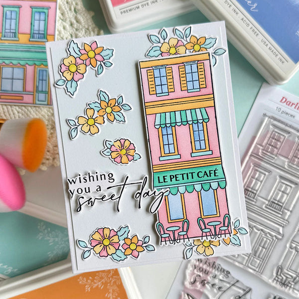 Pinkfresh Studio Clear Stamps Darling District