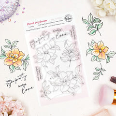 Pinkfresh Studio Clear Stamps Floral Daydream