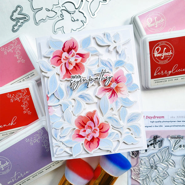 Pinkfresh Studio Stencil Floral Daydream