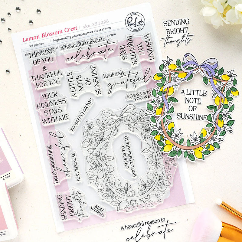 Pinkfresh Studio Clear Stamps Lemon Blossom