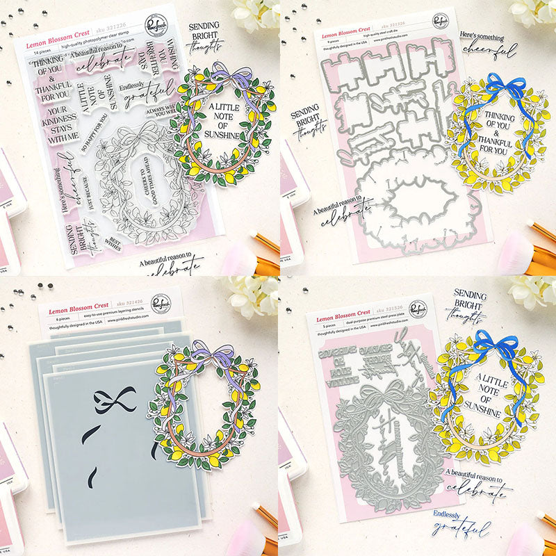 Pinkfresh Studio 4pc Lemon Blossom