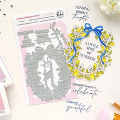 Pinkfresh Studio Press Plates Lemon Blossom