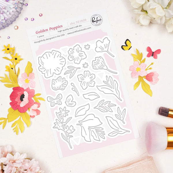 Pinkfresh Studio Dies Golden Poppies
