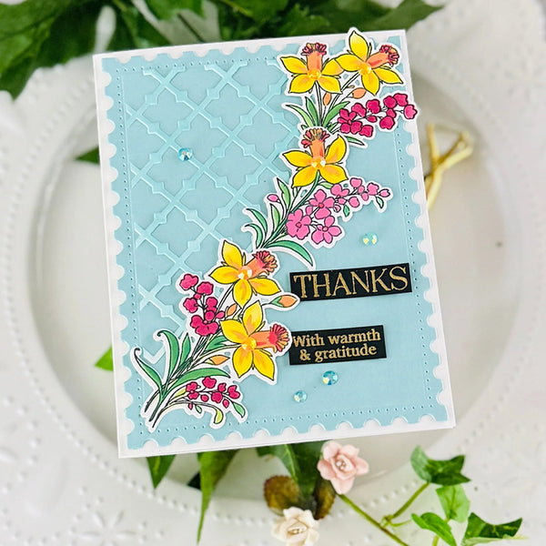 Pinkfresh Studio 4pc Whispering Daffodils