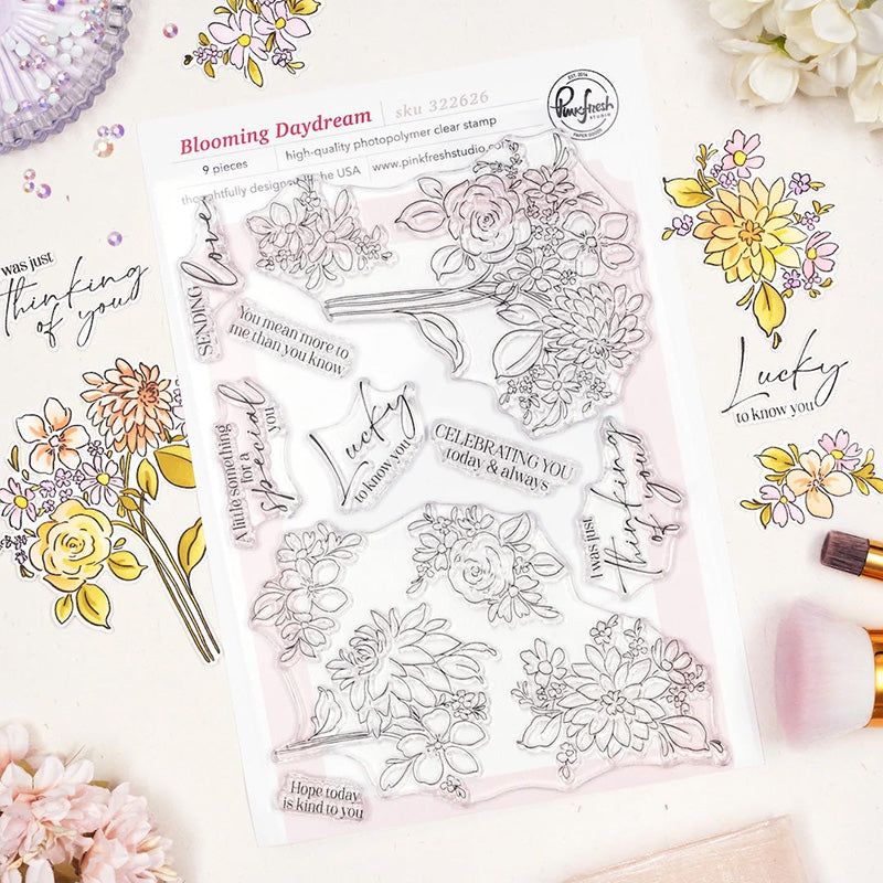 Pinkfresh Studio Clear Stamps Blooming Daydream