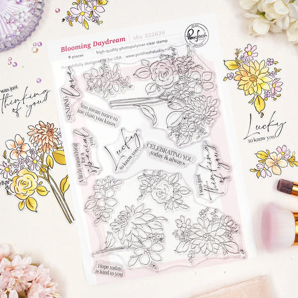 Pinkfresh Studio Clear Stamps Blooming Daydream
