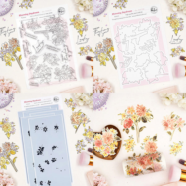 Pinkfresh Studio 4pc Blooming Daydream