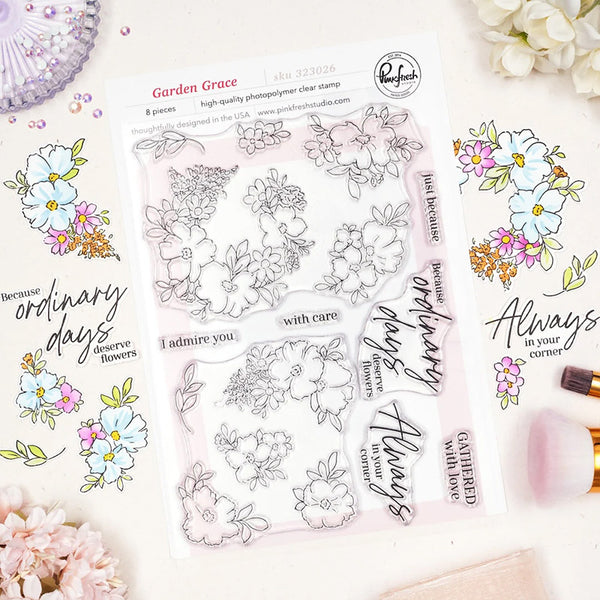 Pinkfresh Studio Clear Stamps Garden Grace