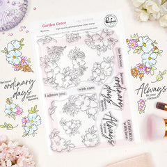 Pinkfresh Studio Clear Stamps Garden Grace