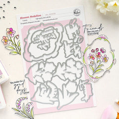 Pinkfresh Studio Dies Blossom Medallion