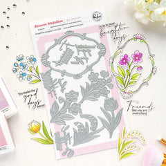 Pinkfresh Studio Press Plates Blossom Medallion