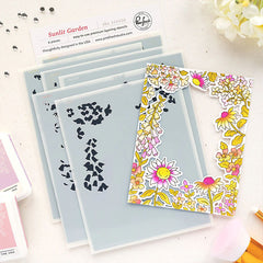Pinkfresh Studio Stencil Sunlit Garden