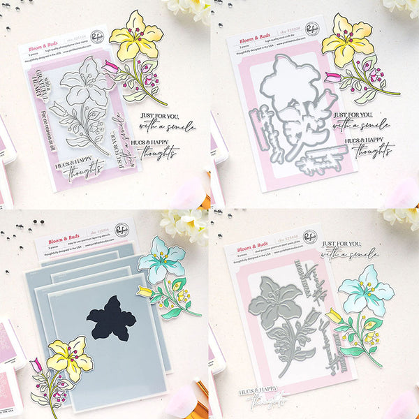 Pinkfresh Studio 4pc Bloom & Buds