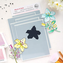 Pinkfresh Studio Stencil Bloom & Buds