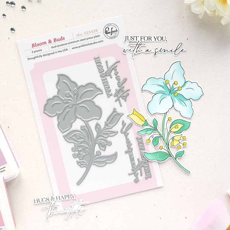 Pinkfresh Studio Press Plates Bloom & Buds