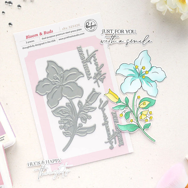 Pinkfresh Studio Press Plates Bloom & Buds