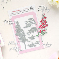 Pinkfresh Studio Press Plates Cardinal Kiss