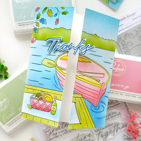 Pinkfresh Studio Cling Stamp Gentle Escape